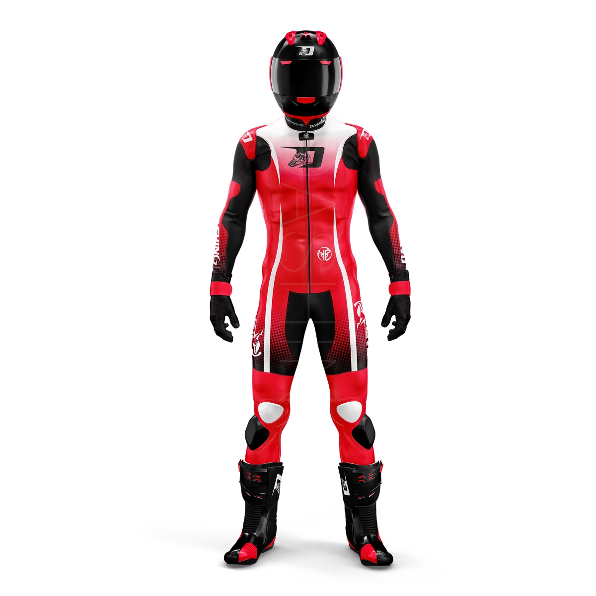 Dashing One Piece Motorbike Leather Suit